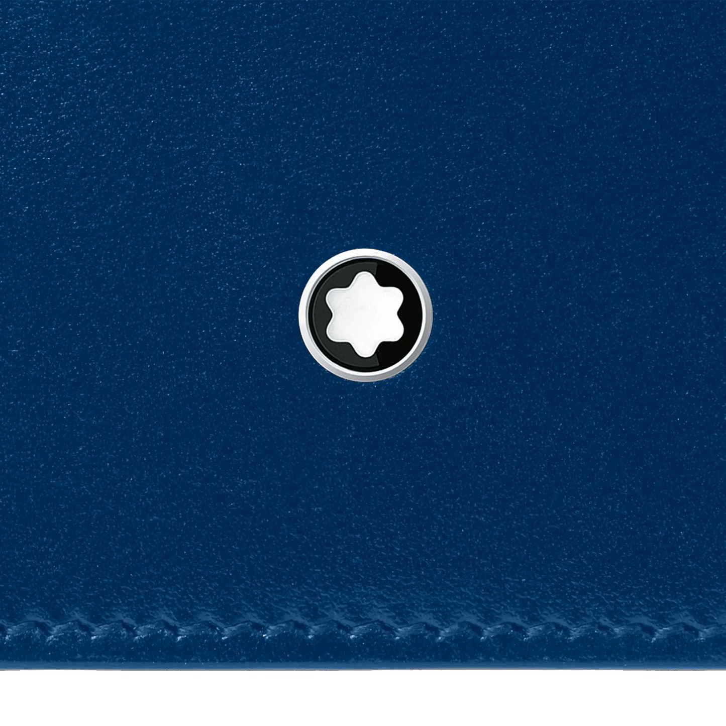 Montblanc Meisterstück langes Portemonnaie, 15 Fächer, Schwarz/Blau 129681