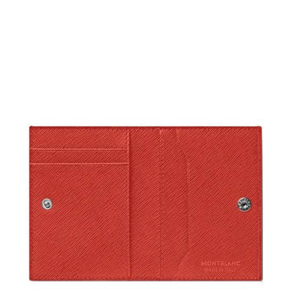 Montblanc portafoglio mini 4 scomparti Sartorial corallo 198229
