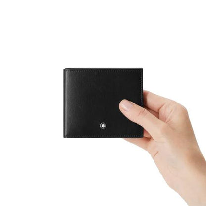 Montblanc Slim Wallet Trio Soft 4 Compartments Black 198145