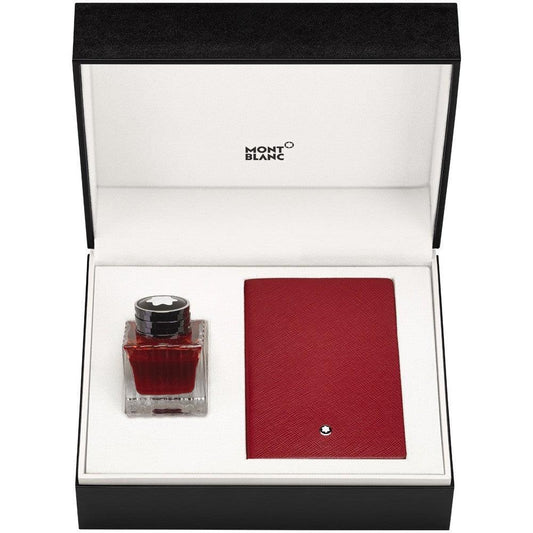 Montblanc Set Notitieboek 147 Lijntjes en Inkt Rood (rood) 50 ml 117597
