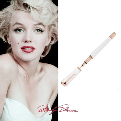 Montblanc stylo-plume Muses Marilyn Monroe Édition Spéciale Pearl pointe M 117884