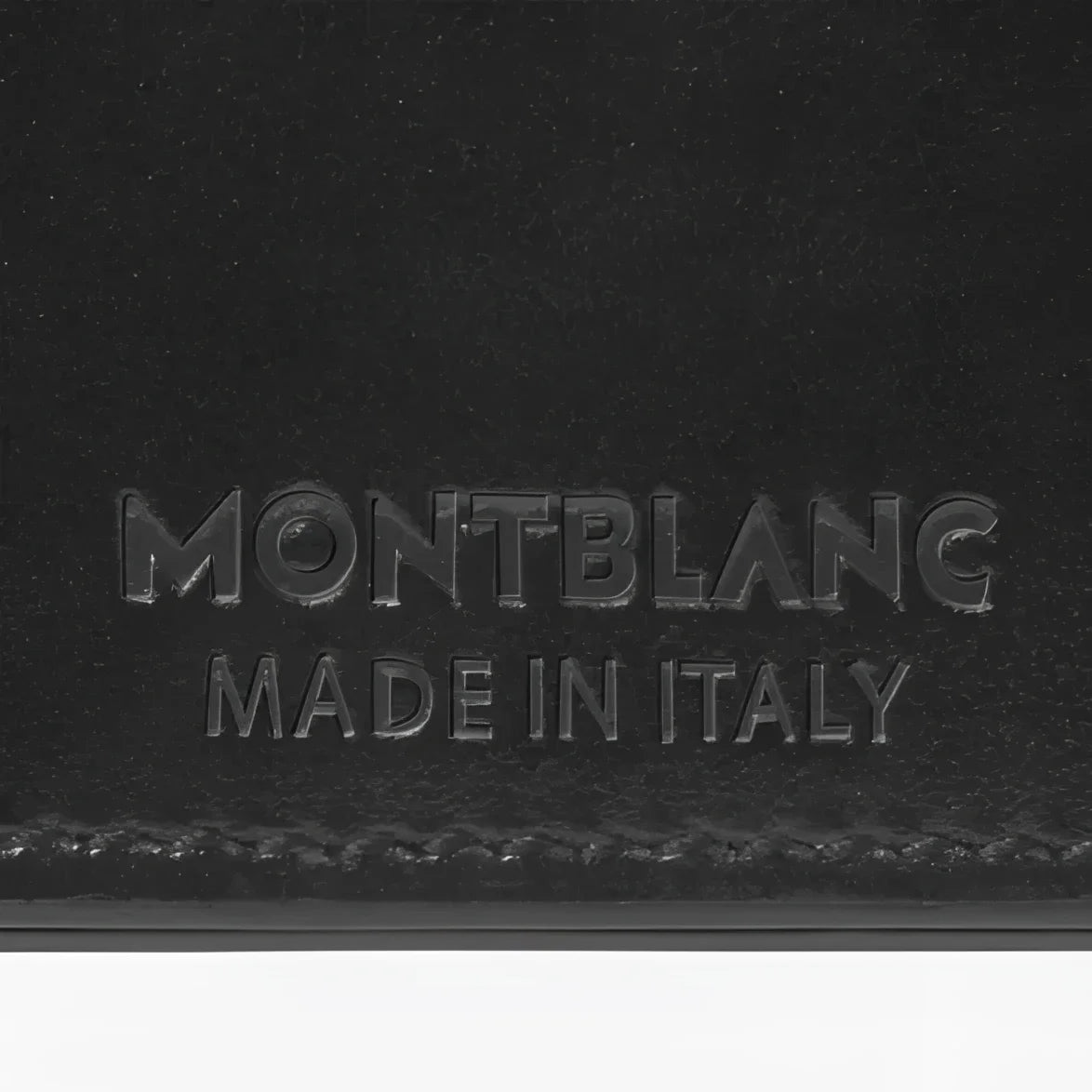 Portafoglio montblanc portafoglio meisterstück nero in vitello pieno fiore con fodera jacquard e portamonete