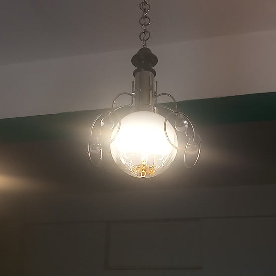 Lampadario vintage Mazzega anni 70, Italia
