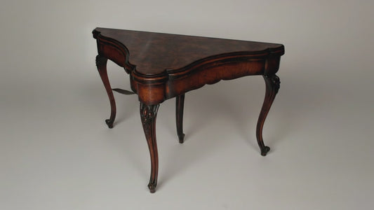 Console tavolo da gioco inglese fine XVIII secolo