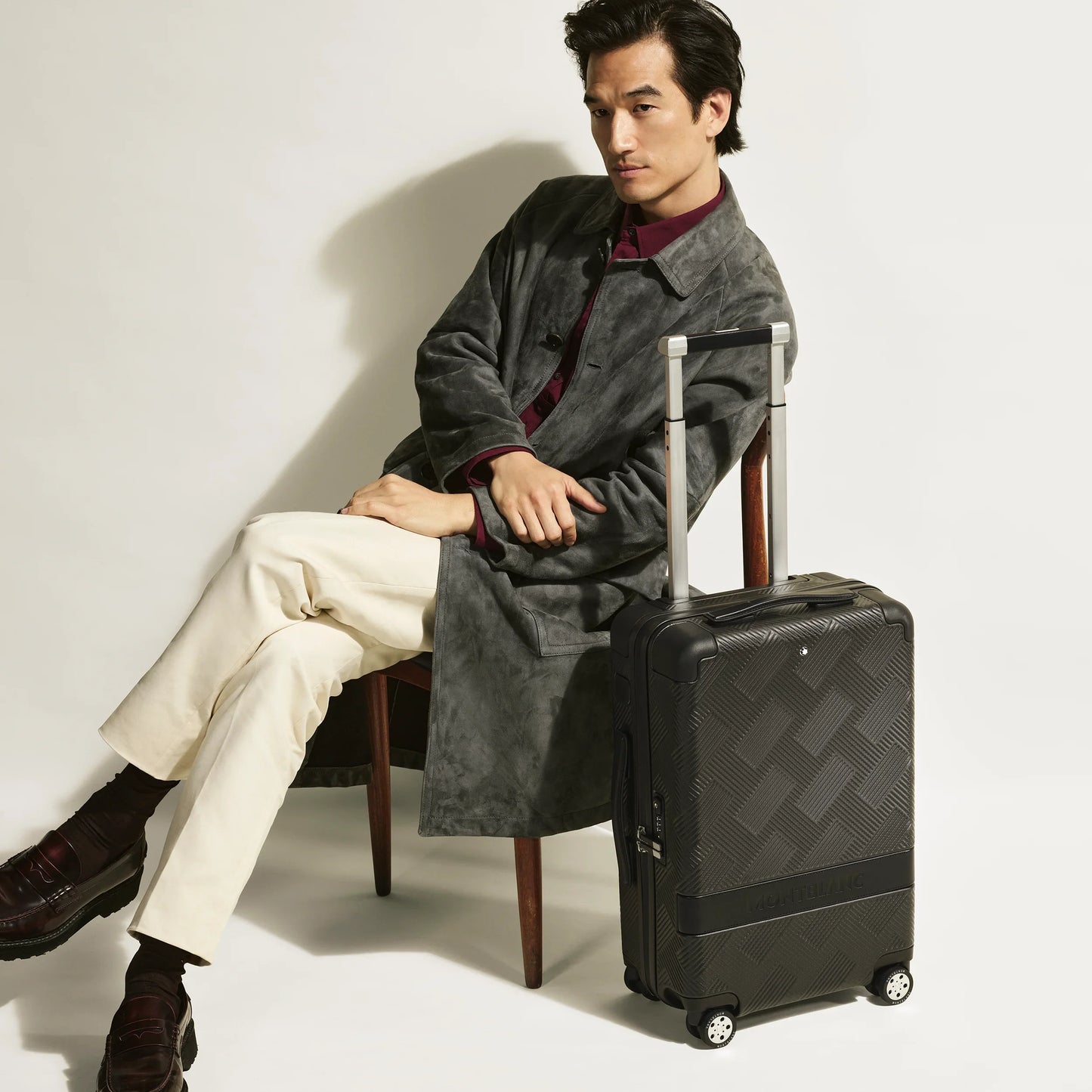 Montblanc Compact Cabin Trolley #MY4810 Extreme 3.0 Black 199453