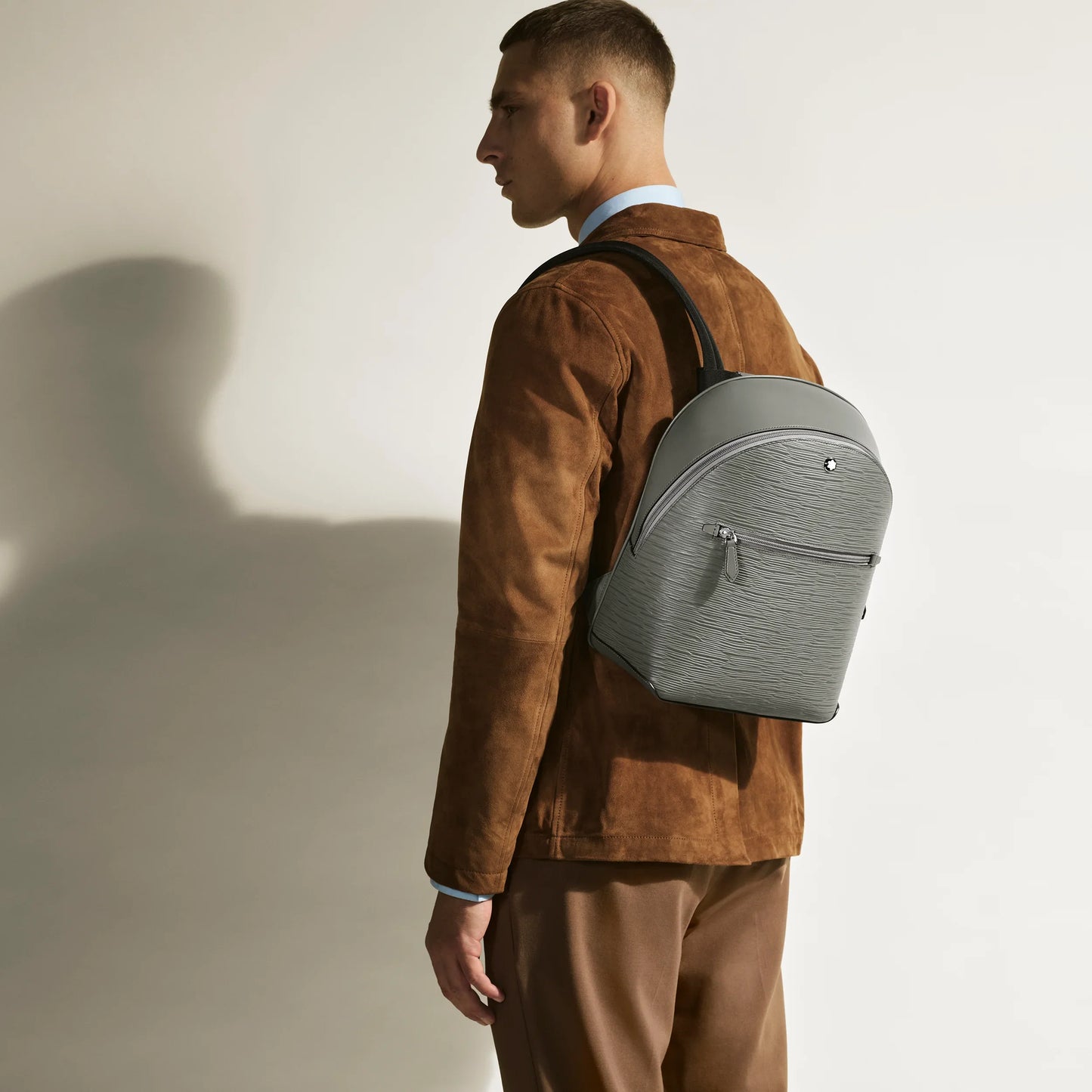 Montblanc mini backpack 4810 medium grey 199326