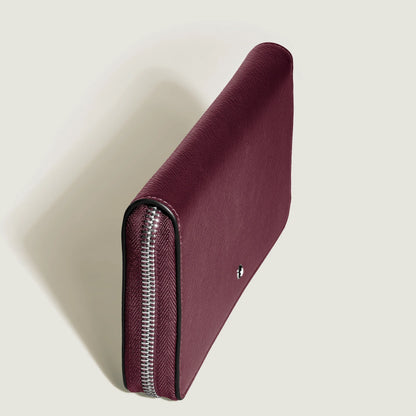 Montblanc 12cc wallet with full zip Sartorial Cassis 199372