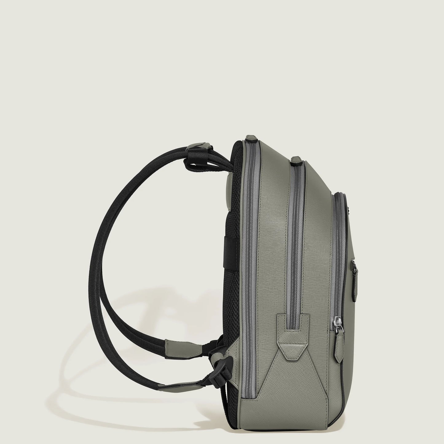 Montblanc Sartorial Medium Backpack with 3 Compartments, Medium Grey 199360