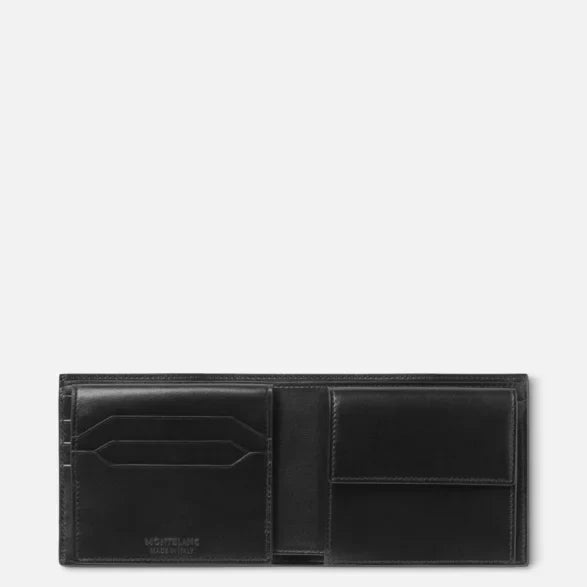 Montblanc Meisterstück Wallet 10 Compartments with Coin Purse Black 198315