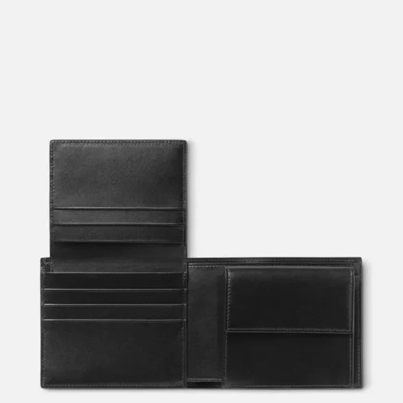 Montblanc Meisterstück Wallet 10 Compartments with Coin Purse Black 198315