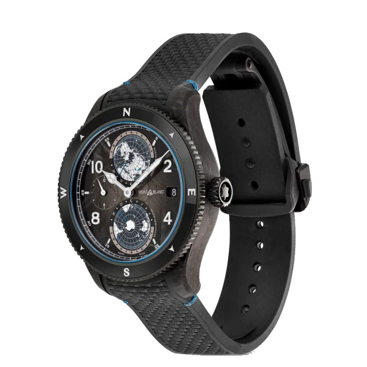 Montblanc Watch 1858 Geosphere Carbo₂ 0 Oxygen Limited Edition 1969 Pieces 43mm Black Automatic 132300