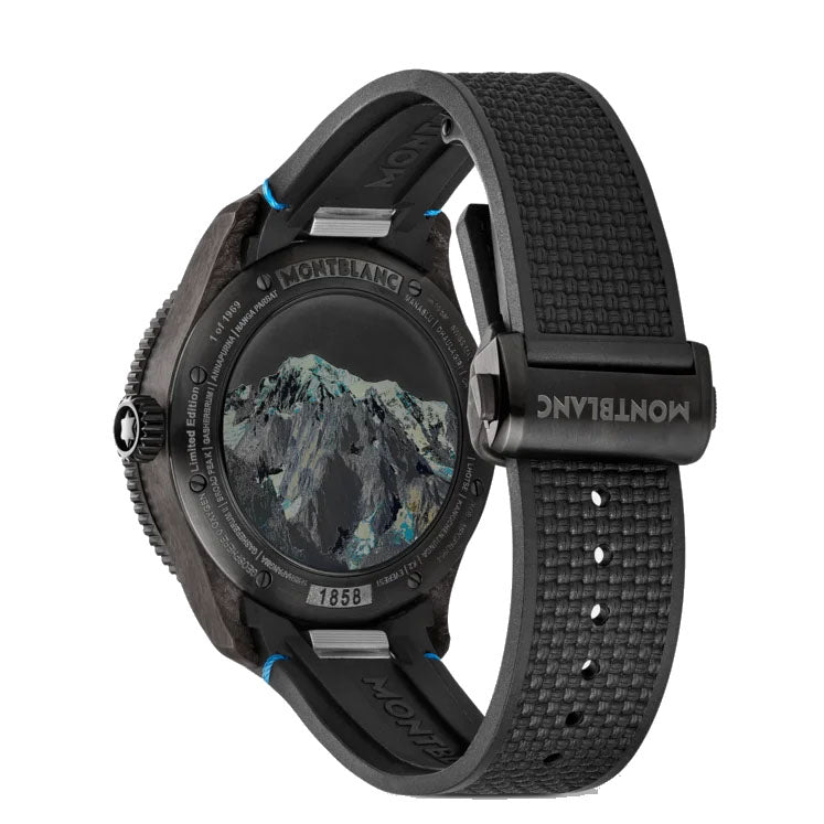 Montblanc Watch 1858 Geosphere Carbo₂ 0 Oxygen Limited Edition 1969 Pieces 43mm Black Automatic 132300