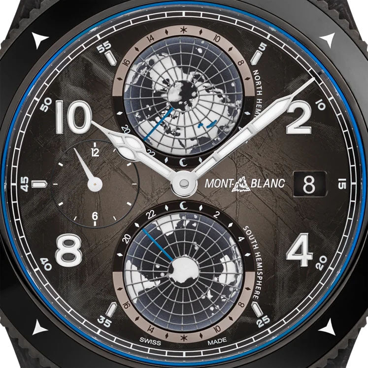 Montblanc Watch 1858 Geosphere Carbo₂ 0 Oxygen Limited Edition 1969 Pieces 43mm Black Automatic 132300