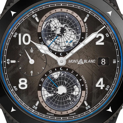 Montblanc Watch 1858 Geosphere Carbo₂ 0 Oxygen Limited Edition 1969 Pieces 43mm Black Automatic 132300