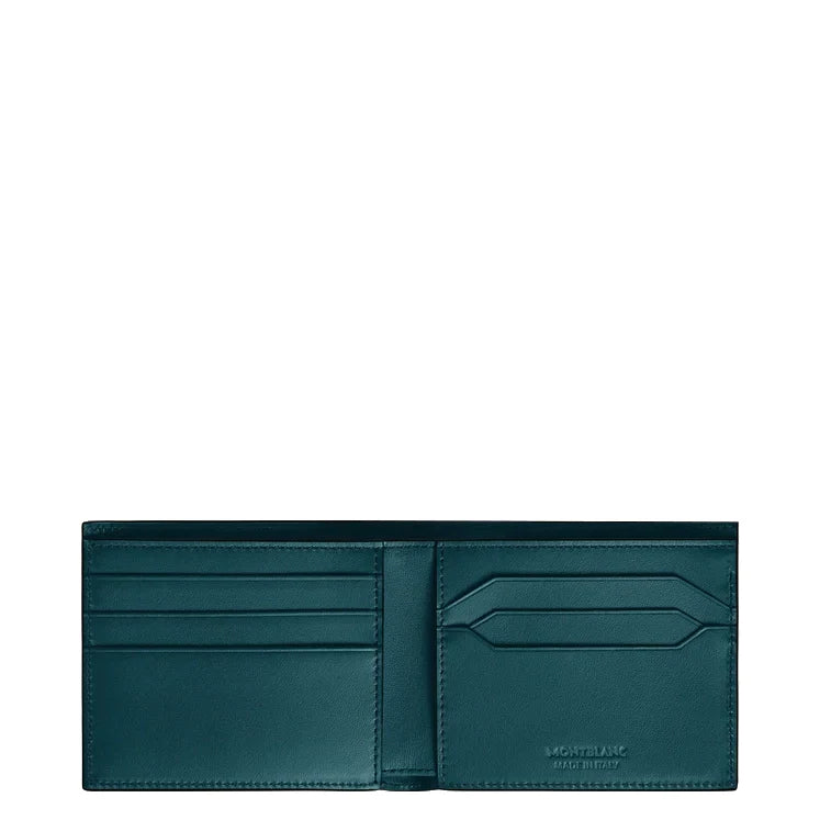 Montblanc Wallet 6 Compartments Meisterstück Cyprus Blue 198800