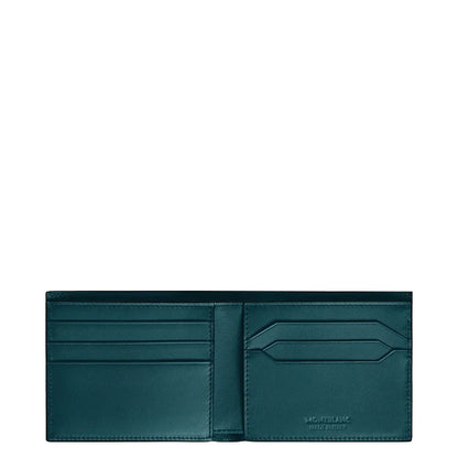 Montblanc Wallet 6 Compartments Meisterstück Cyprus Blue 198800