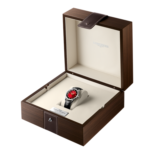 Longines Conquest Heritage 蛇年限量版 40毫米红色自动钢表 L1.651.4.09.2