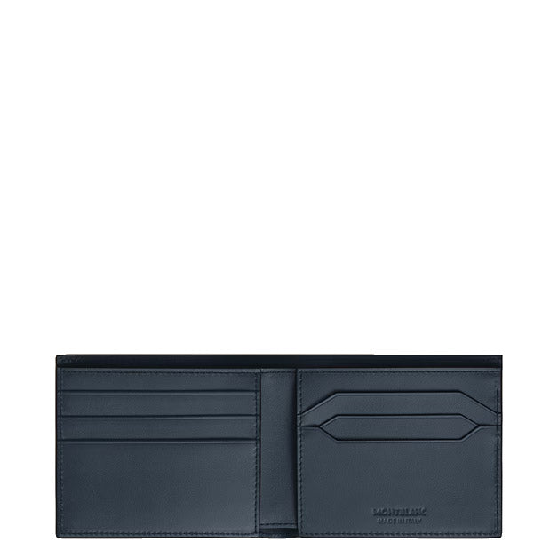 Montblanc 6cc Wallet Leather Meisterstück Blue Velvet 220446