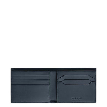 Montblanc 6cc Wallet Leather Meisterstück Blue Velvet 220446