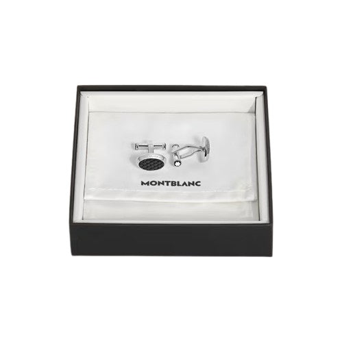 Montblanc Meisterstück Oval Steel Cufflinks 134468