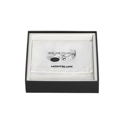 Montblanc Meisterstück Oval Steel Cufflinks 134468