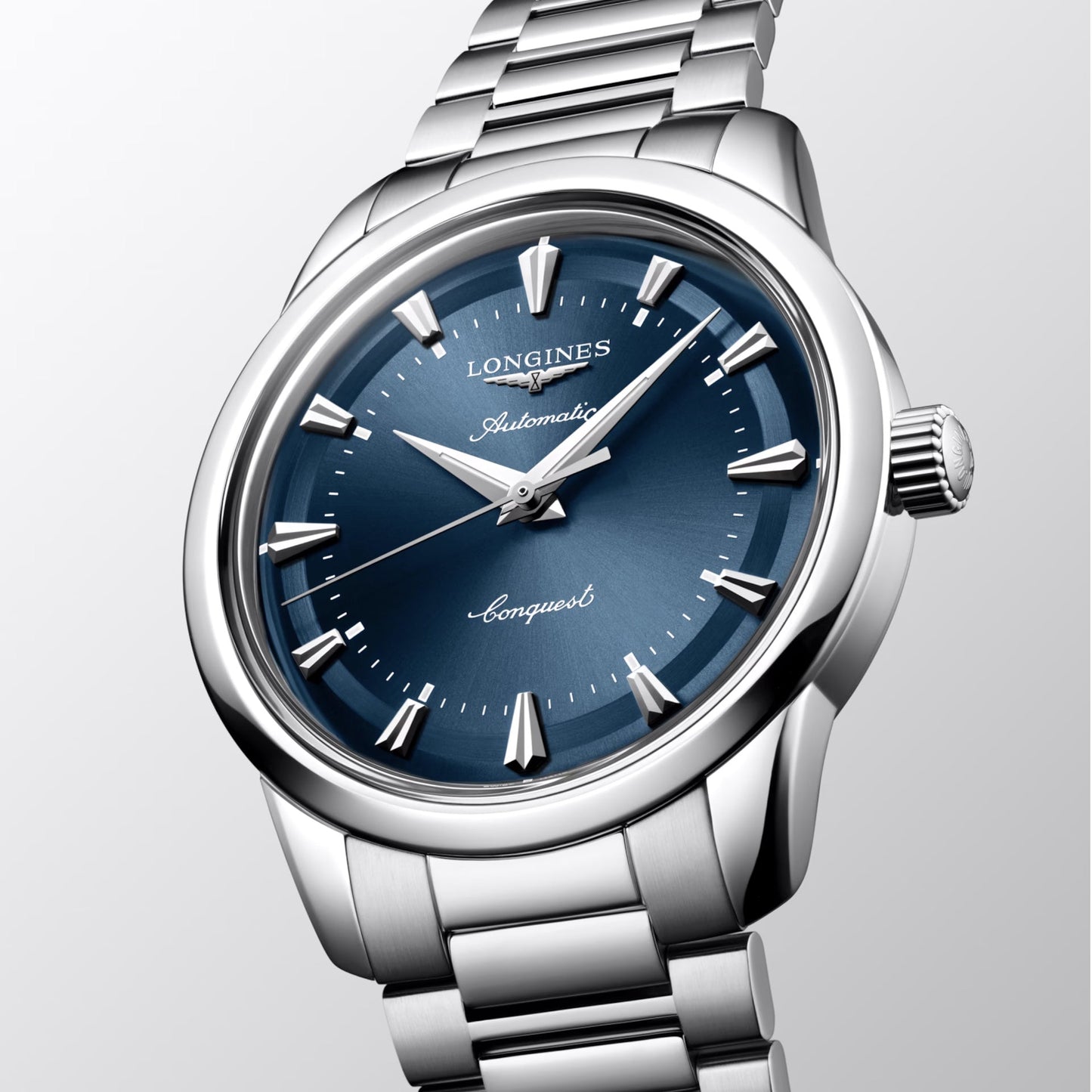 Longines Heritage Watch 40mm Blue Steel Automatic L1.650.4.92.6