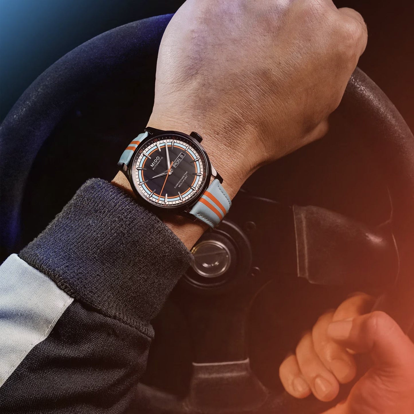 Mido watch Multifort Chronometer 1 Racer 42mm black automatic steel PVD finish black M038.431.36.051.00