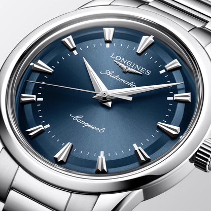Longines Heritage Watch 40mm Blue Steel Automatic L1.650.4.92.6