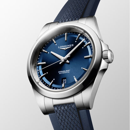 Longines Conquest Watch 38mm Blue Automatic Steel L3.720.4.92.9