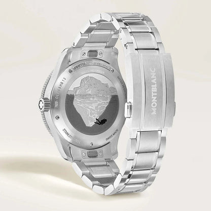 Montblanc Watch Iced Sea Automatic Date 0 Oxygen 38mm White Automatic Steel 134024
