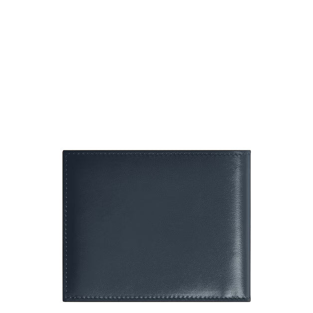 Montblanc 6cc Wallet Leather Meisterstück Blue Velvet 220446