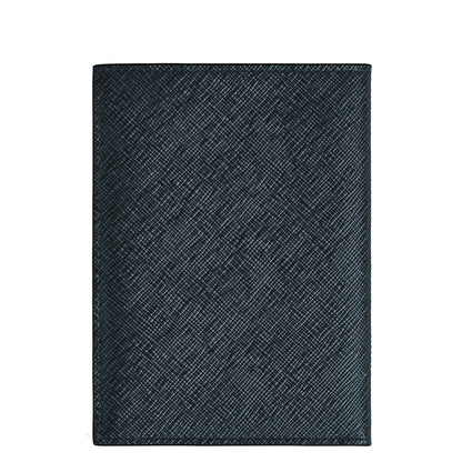 Montblanc Sartorial Tweed Passport Case Blue 220433