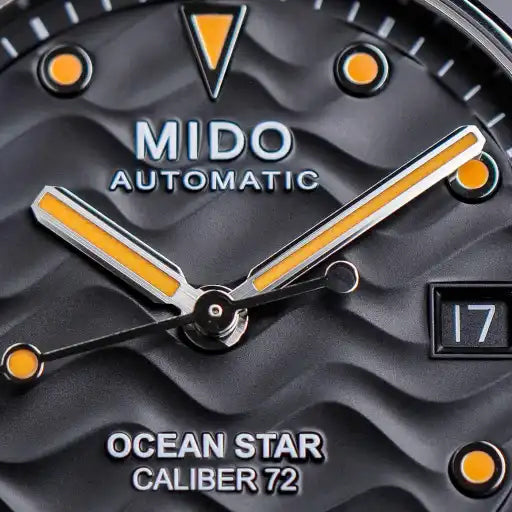 Mido watch Ocean Star 39 39mm black automatic steel M026.907.17.051.00