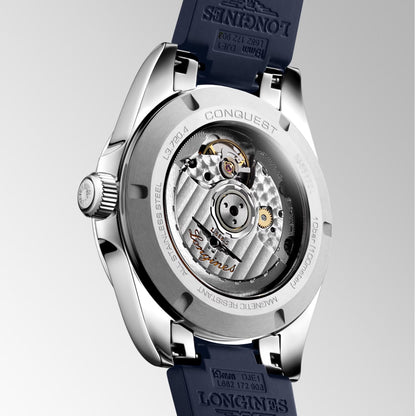 Longines Conquest Watch 38mm Blue Automatic Steel L3.720.4.92.9