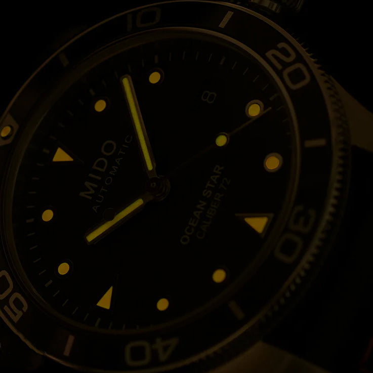 Mido watch Ocean Star 39 39mm black automatic steel M026.907.17.051.00