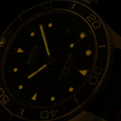 Mido watch Ocean Star 39 39mm black automatic steel M026.907.17.051.00