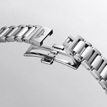 Longines montre Conquest 34mm vert automatique acier L3.430.4.02.6
