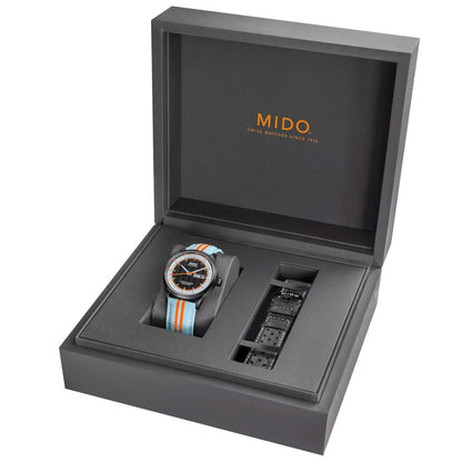 Mido watch Multifort Chronometer 1 Racer 42mm black automatic steel PVD finish black M038.431.36.051.00