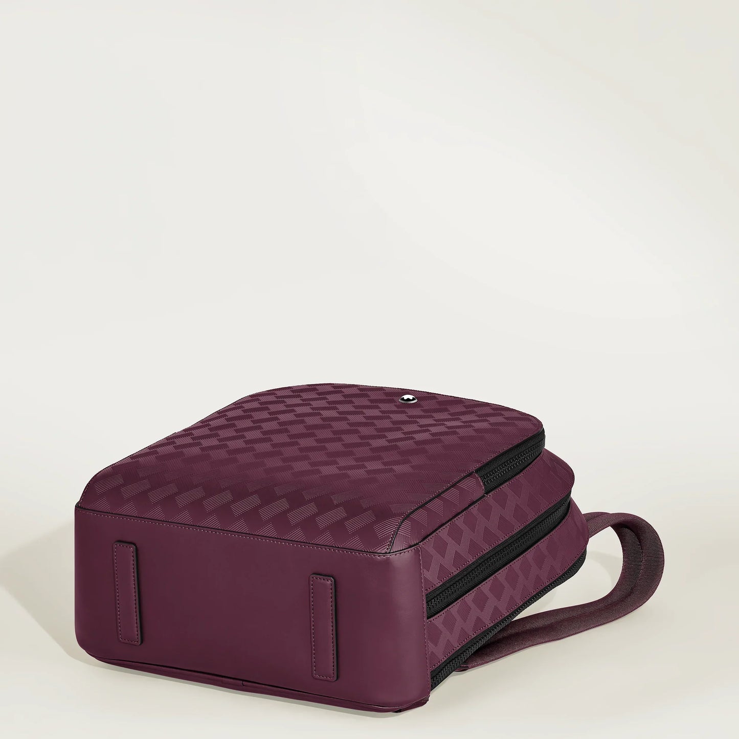 Montblanc zaino medio extreme 3.0 in viola con pattern check e tre scomparti con computer portatile tasche interne